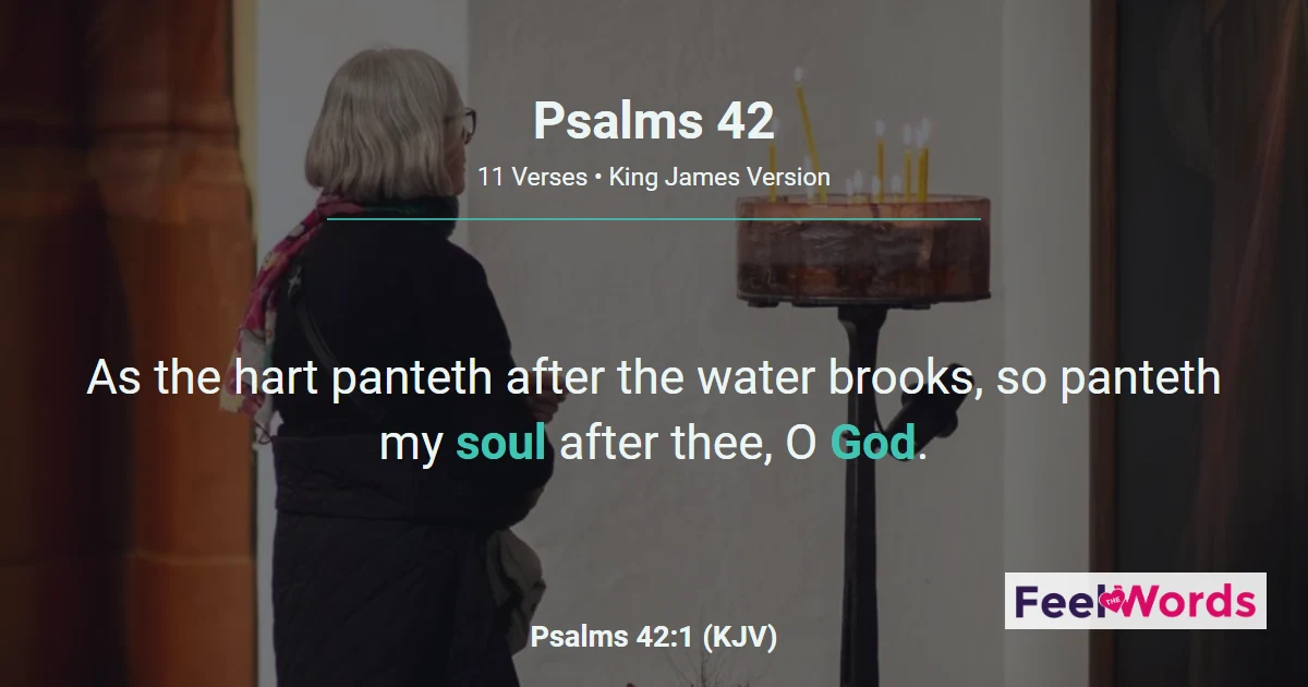Psalms Chapter 42 (KJV)