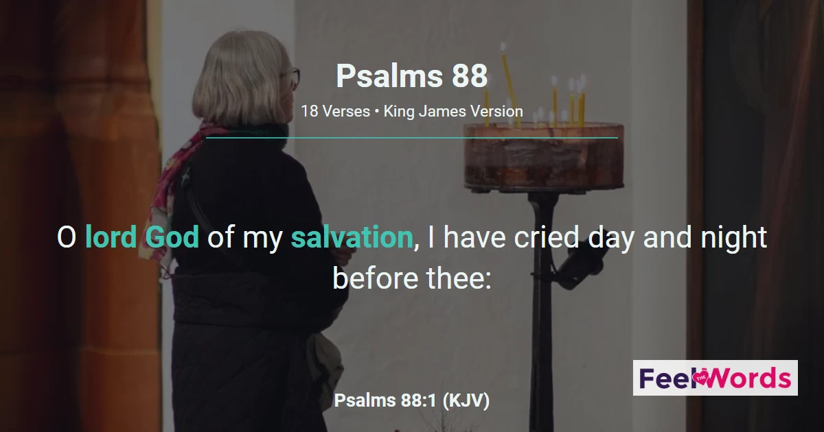 Psalms Chapter 88 (KJV)
