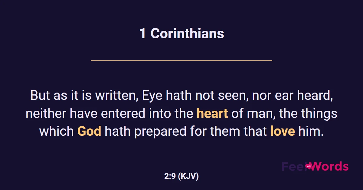 1 Corinthians 2:9
