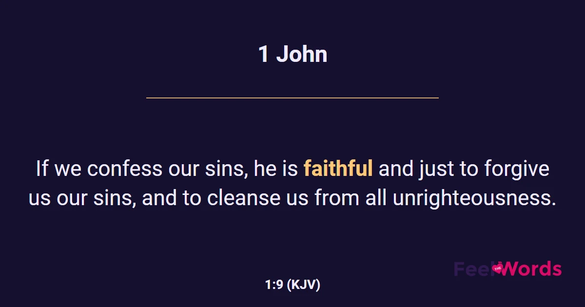 1 John 1:9