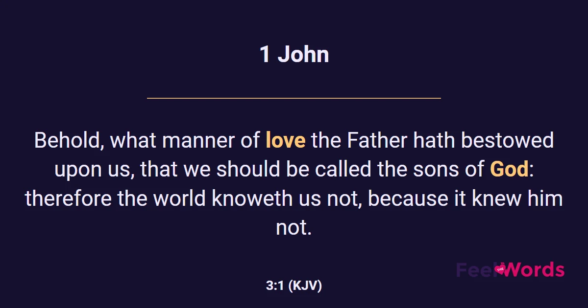 1 John 3:1