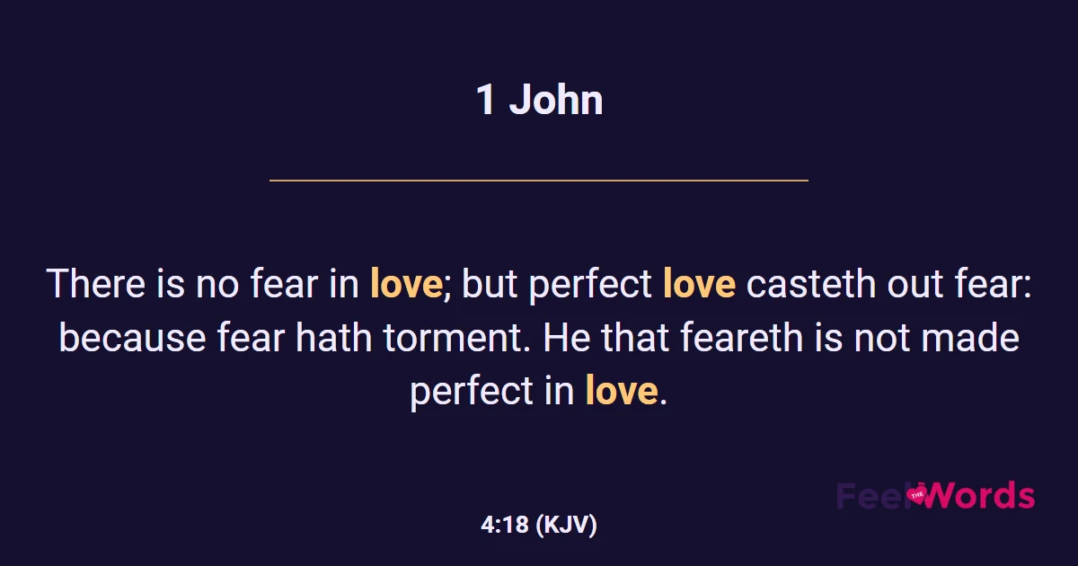 1 John 4:18