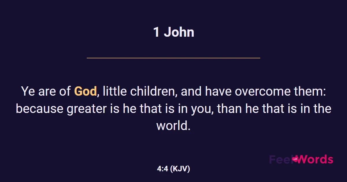 1 John 4:4