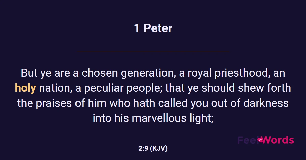 1 Peter 2:9