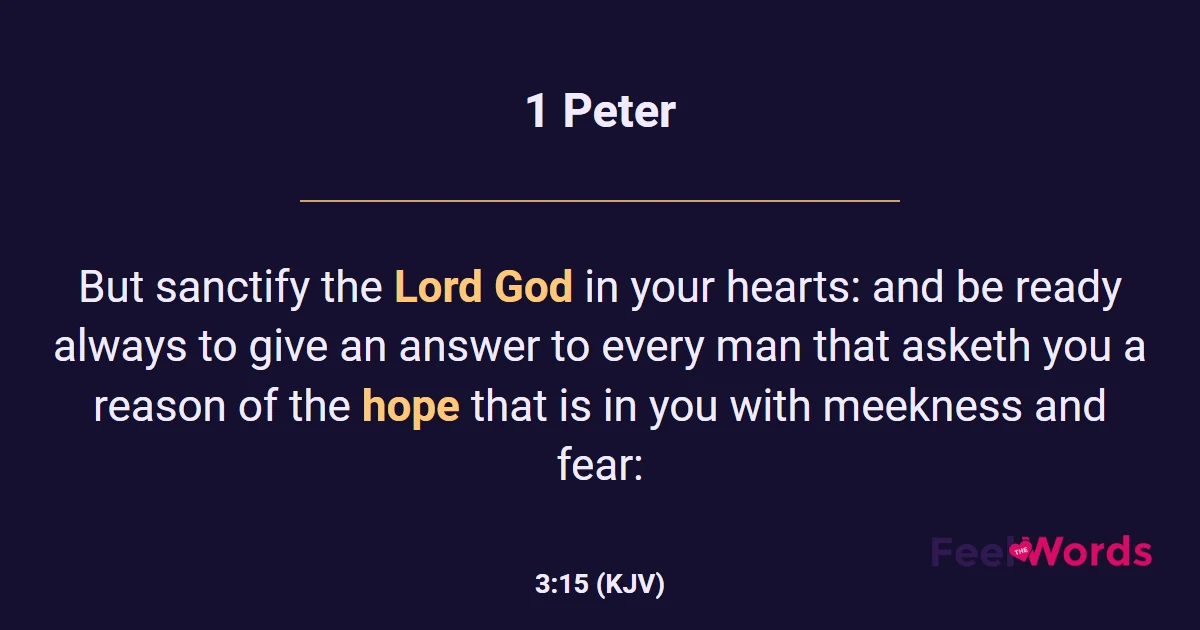 1 Peter 3:15