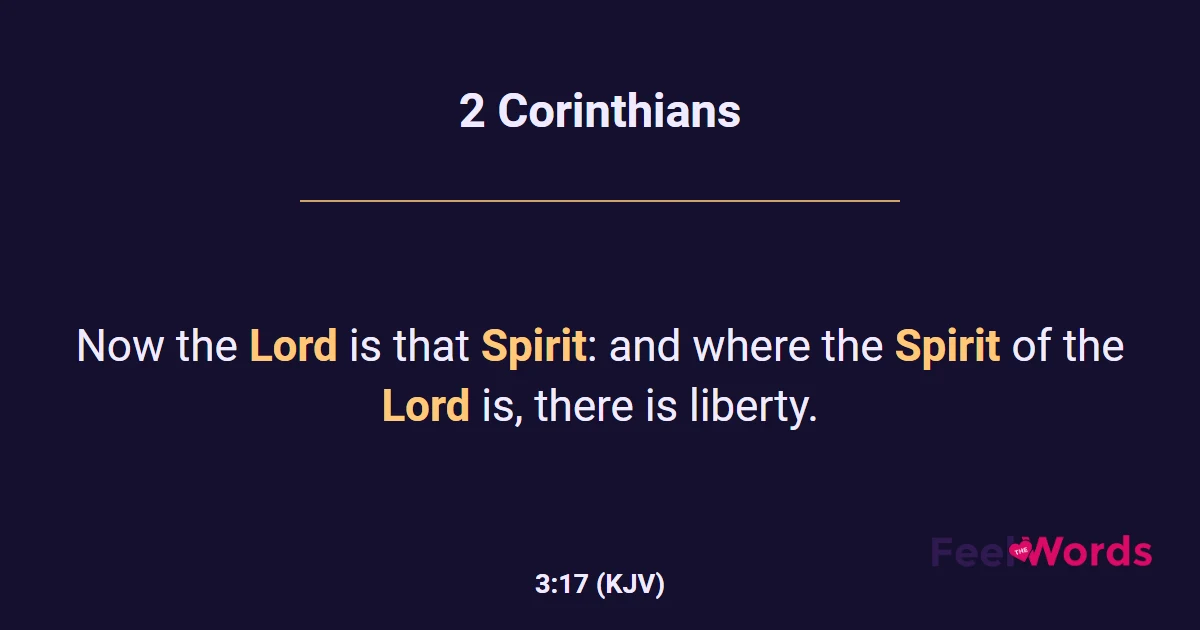 2 Corinthians 3:17