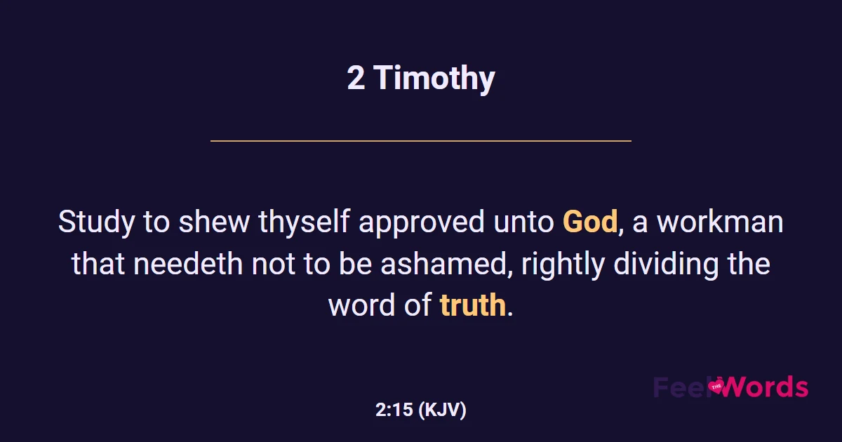2 Timothy 2:15