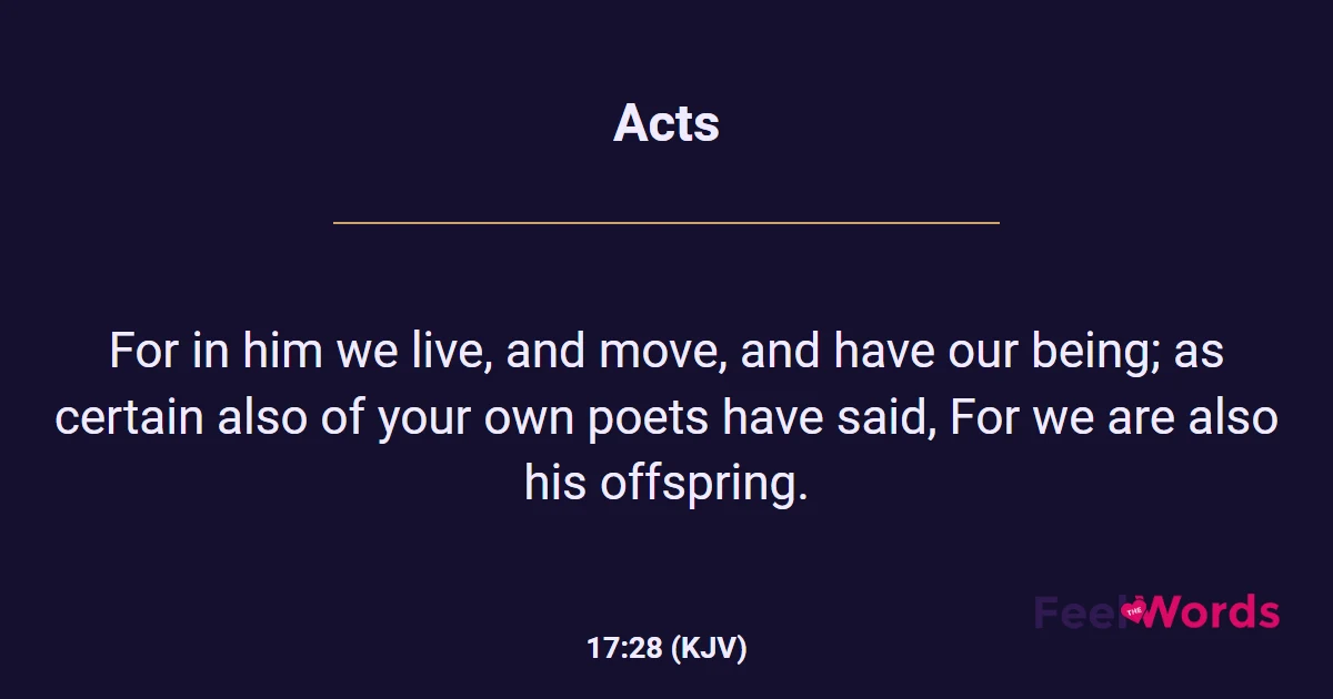 Acts 17:28