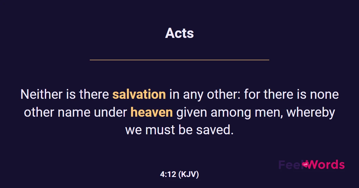 Acts 4:12
