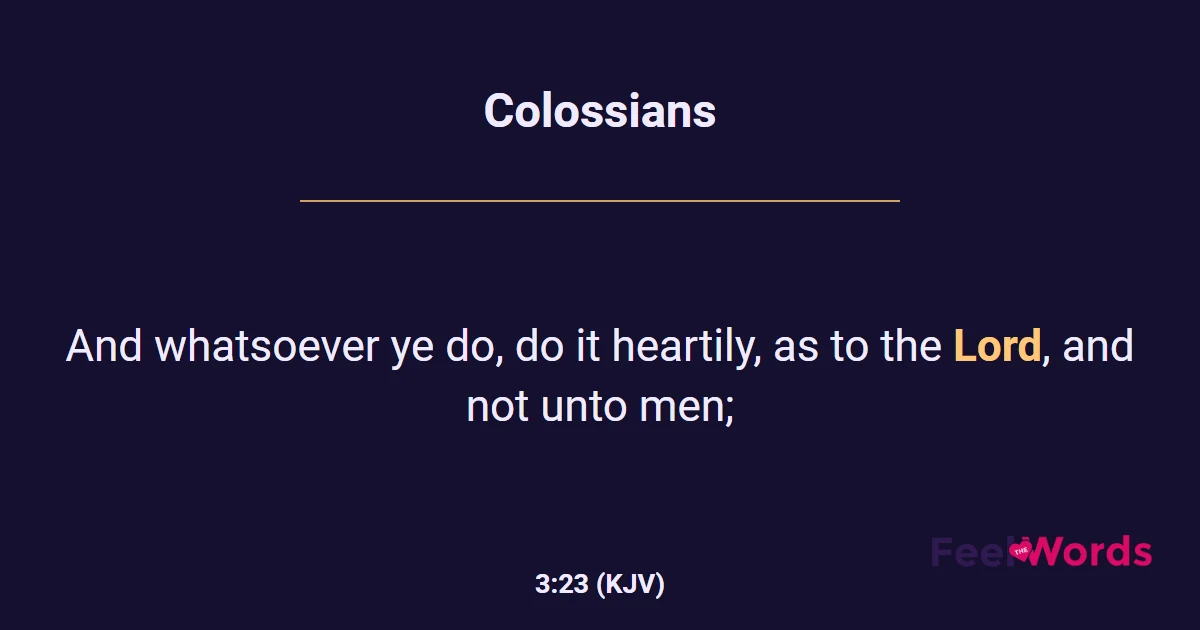 Colossians 3:23