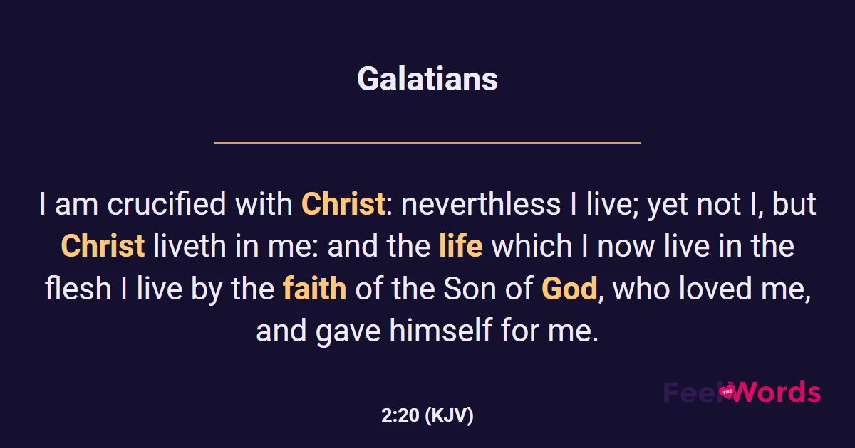 Galatians 2:20