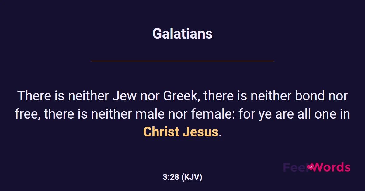 Galatians 3:28