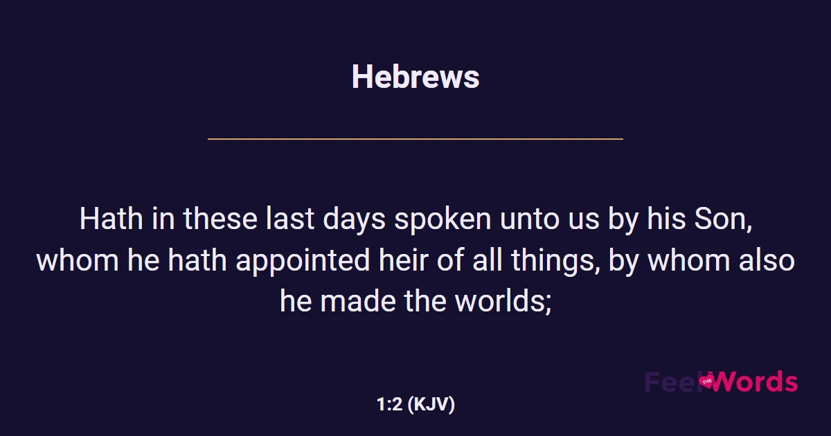 Hebrews 1:2