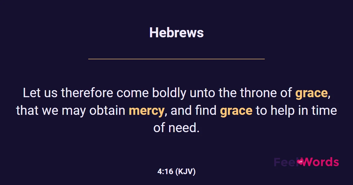 Hebrews 4:16