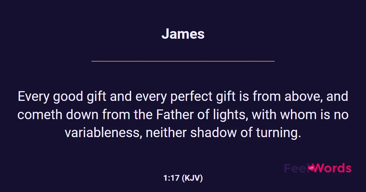 James 1:17