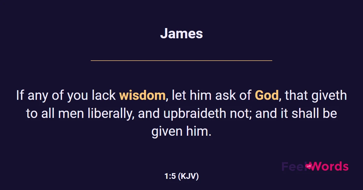 James 1:5
