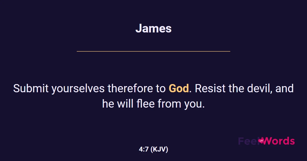 James 4:7