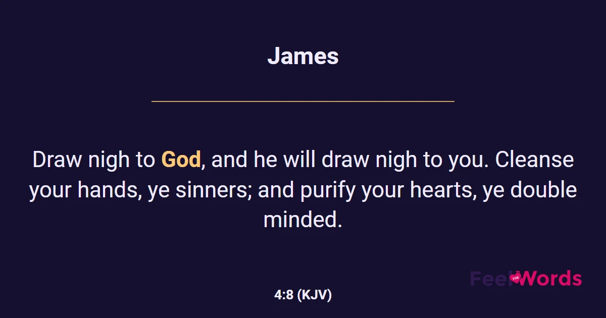 James 4:8
