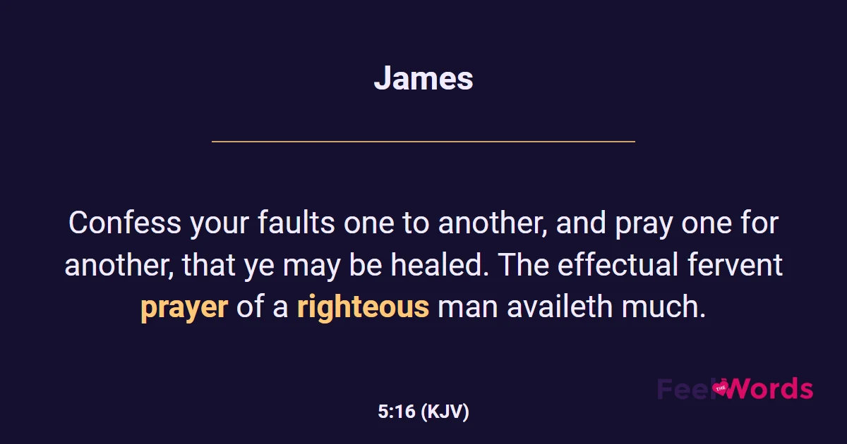 James 5:16