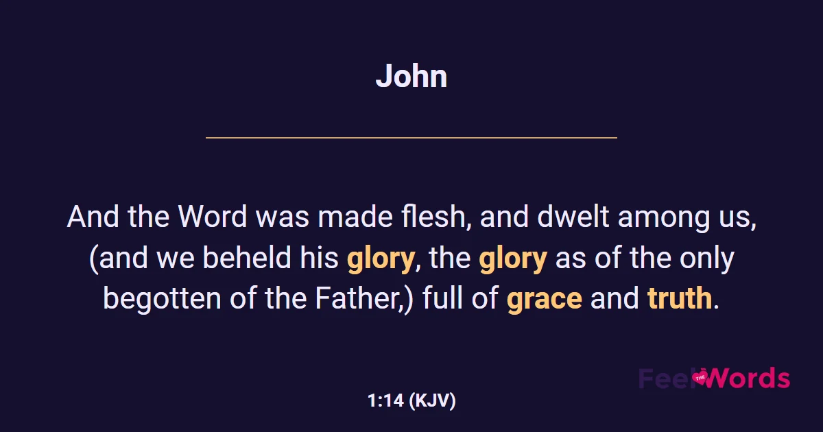 John 1:14