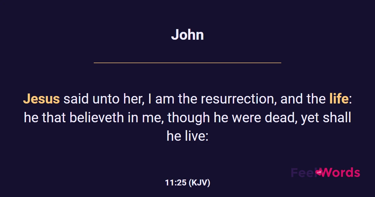 John 11:25
