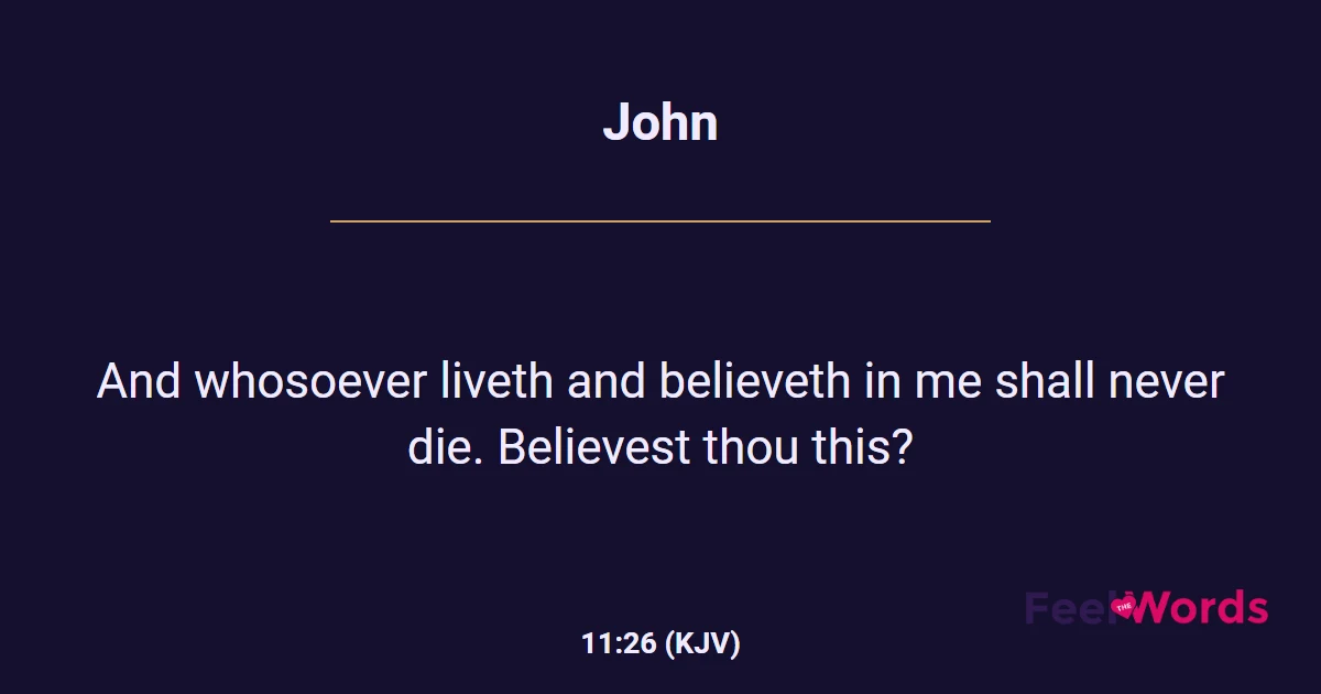 John 11:26