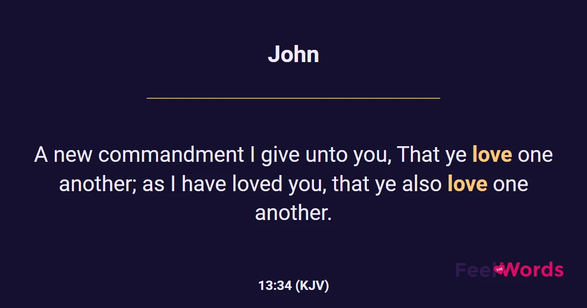 John 13:34