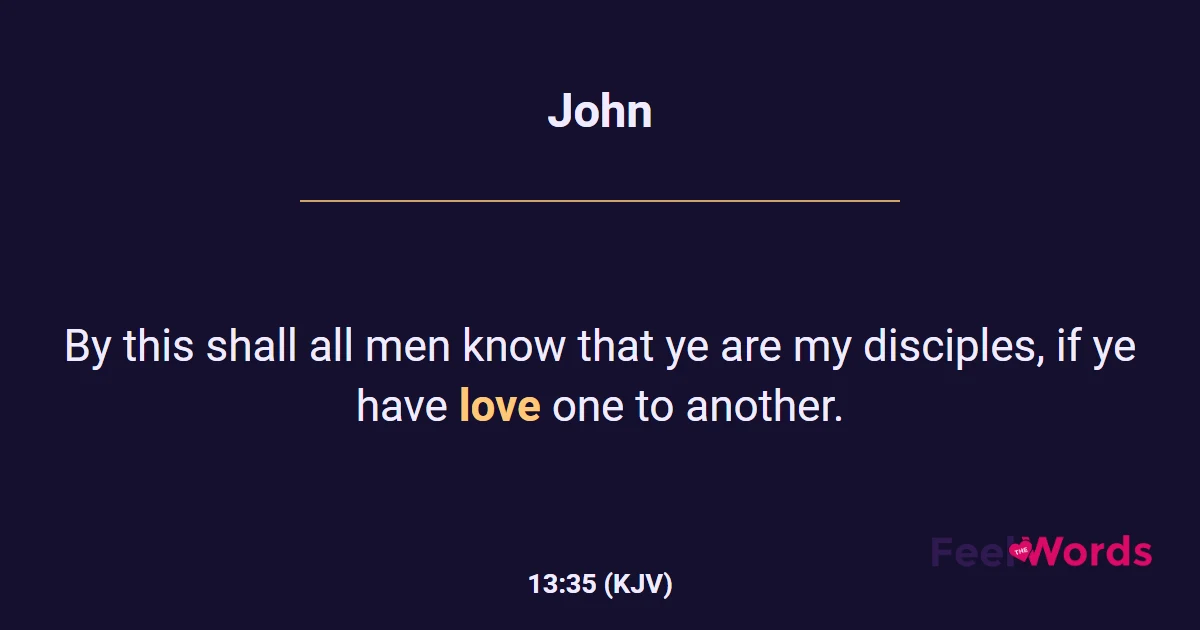 John 13:35