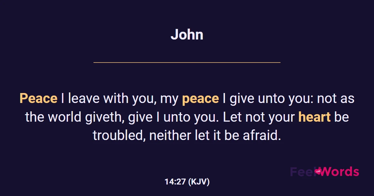 John 14:27