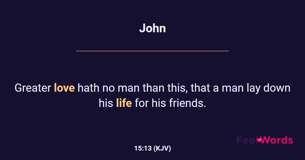 John 15:13