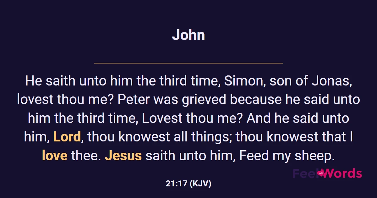 John 21:17