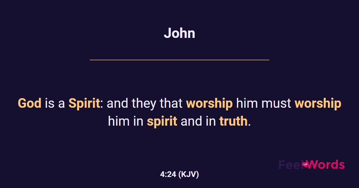 John 4:24
