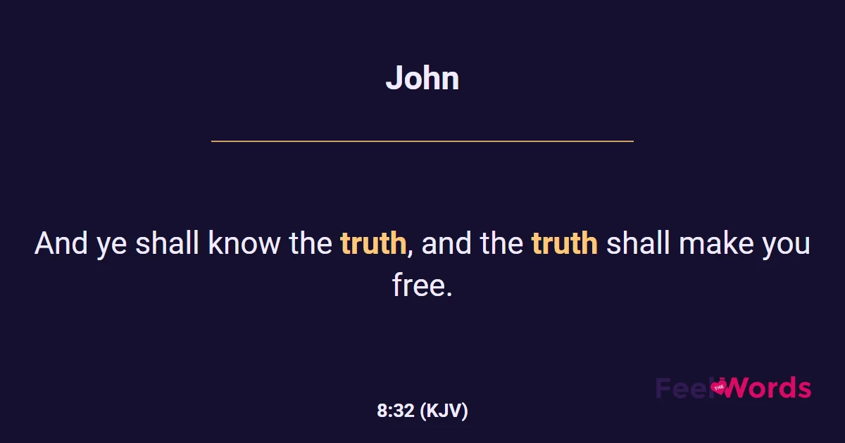 John 8:32
