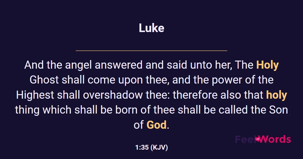 Luke 1:35