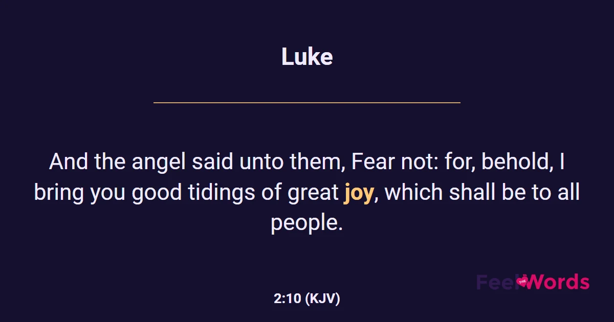 Luke 2:10