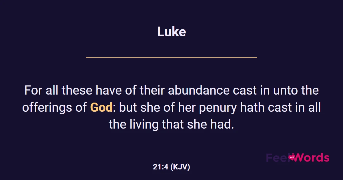 Luke 21:4