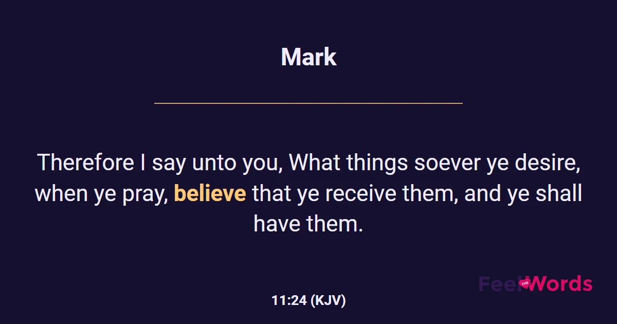 Mark 11:24