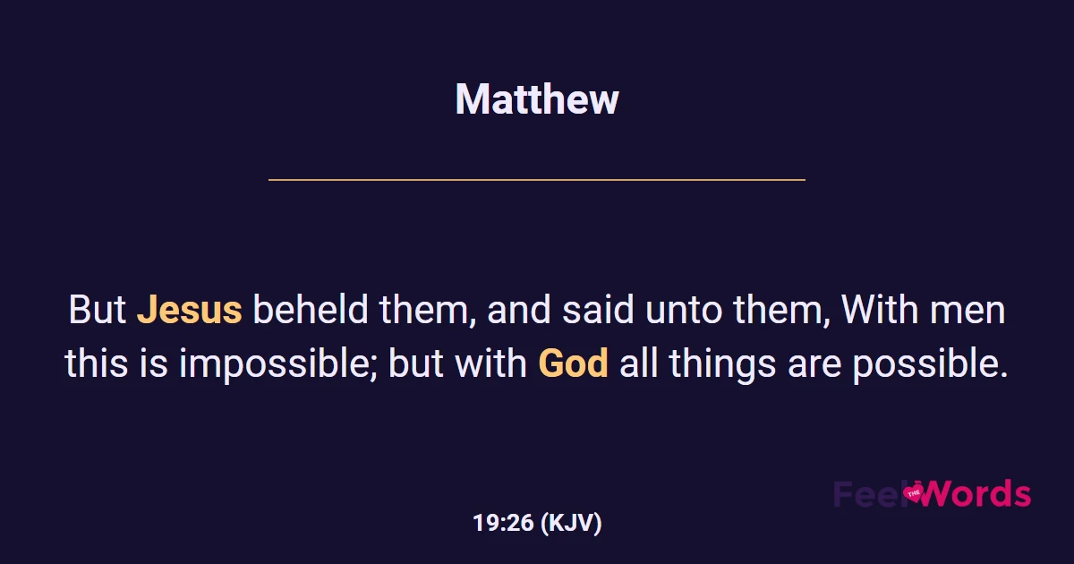Matthew 19:26