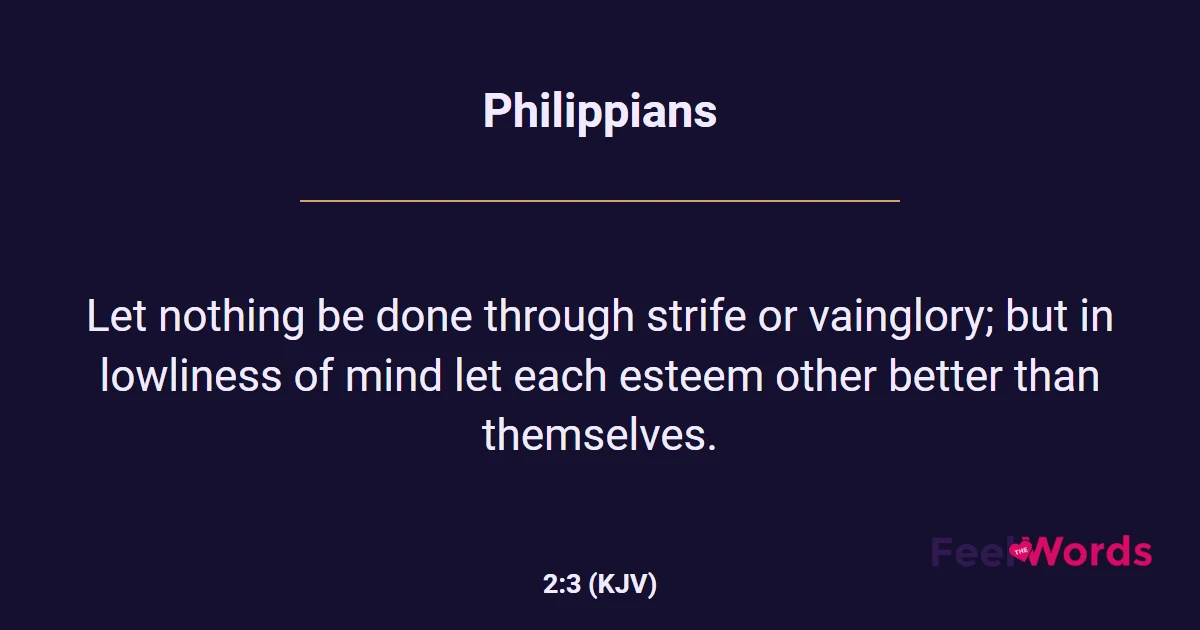 Philippians 2:3