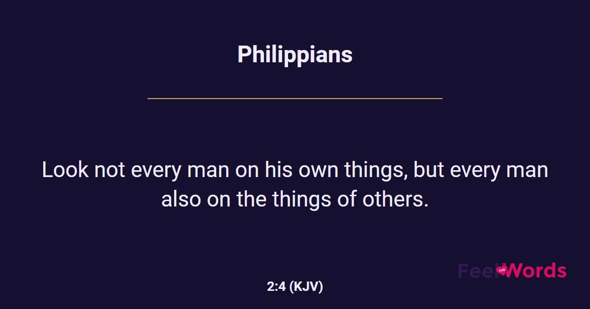 Philippians 2:4