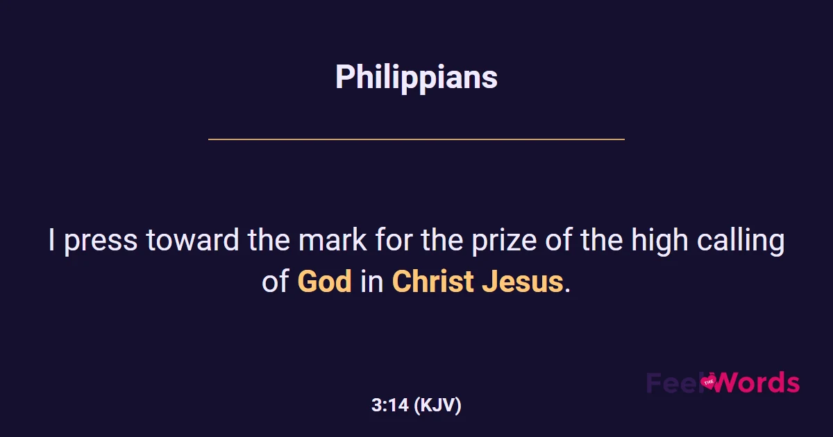 Philippians 3:14