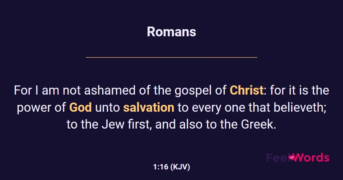 Romans 1:16