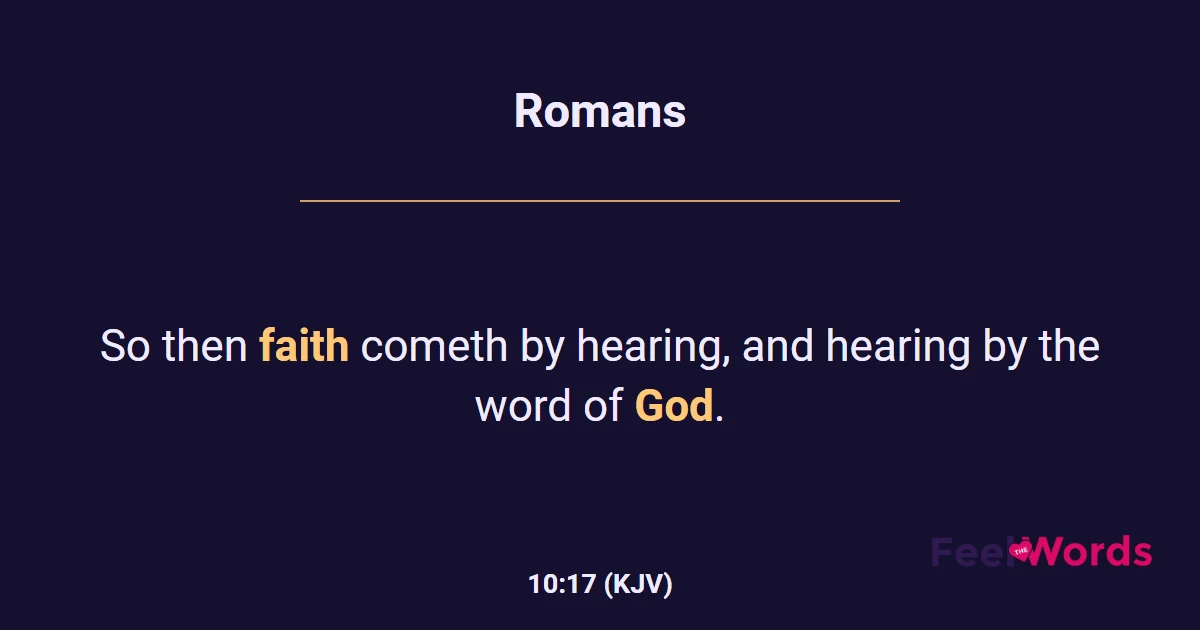 Romans 10:17