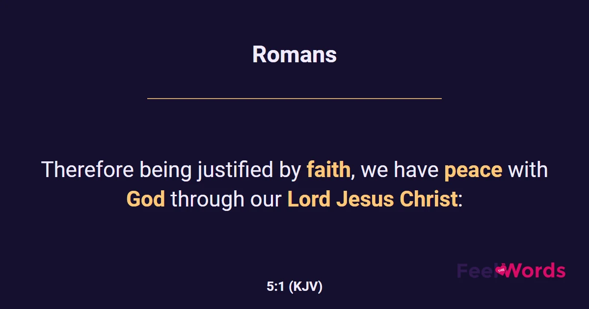 Romans 5:1