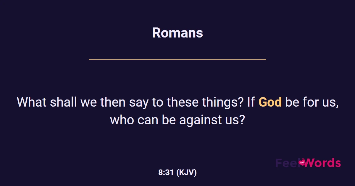 Romans 8:31