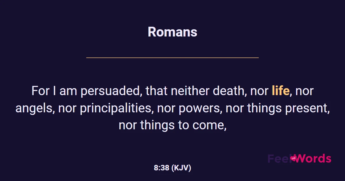 Romans 8:38
