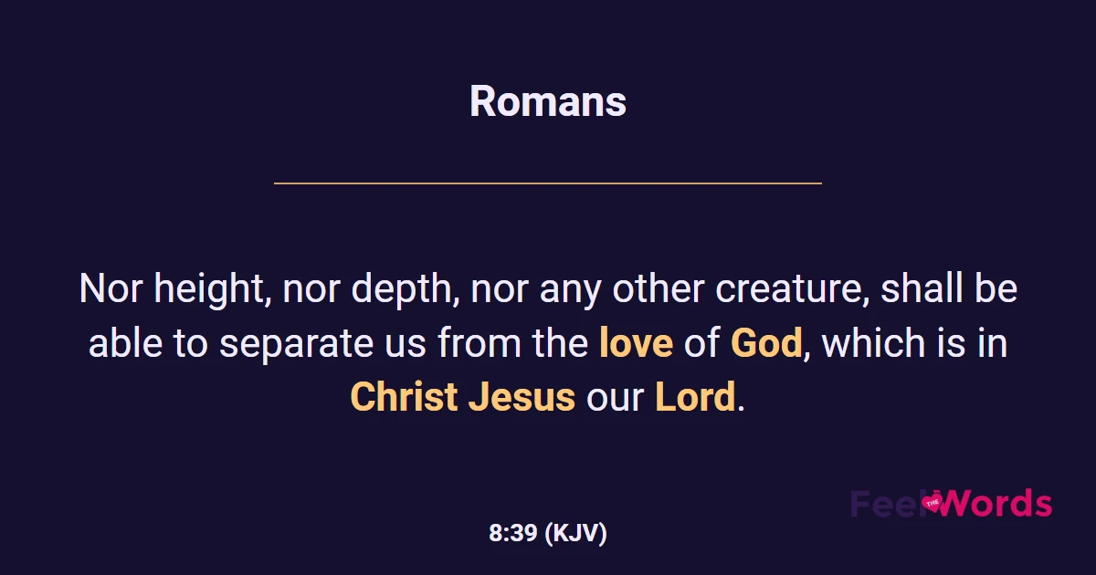 Romans 8:39