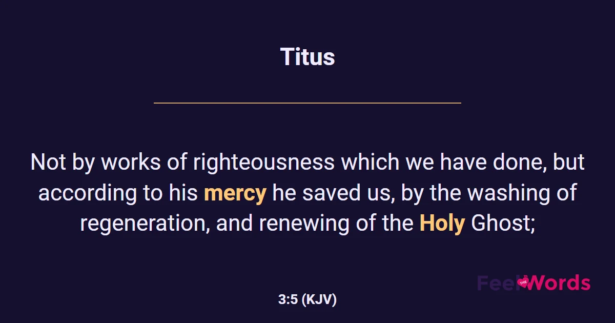 Titus 3:5