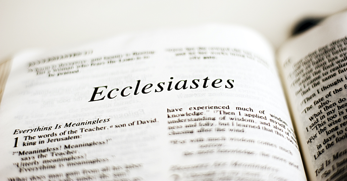 Ecclesiastes Chapters - WEB Bible