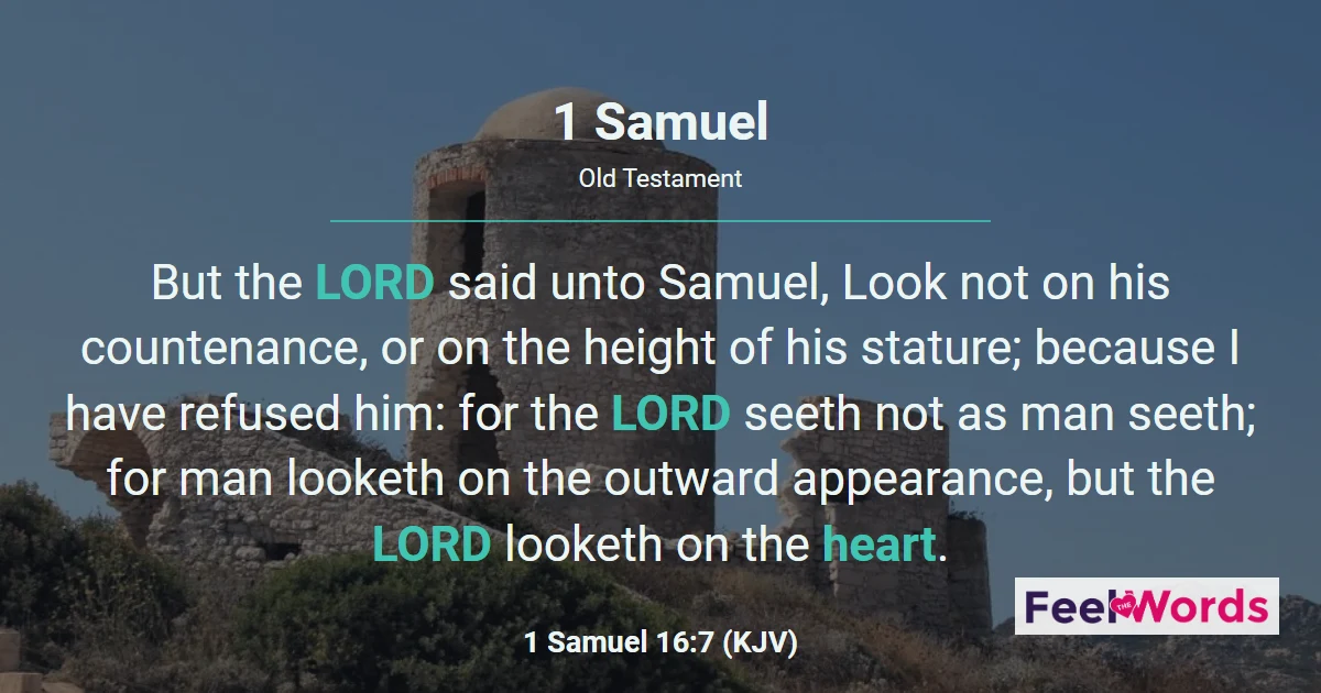 1 Samuel Chapters - KJV Bible
